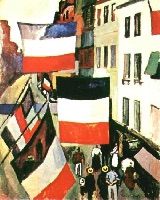 Street Decked with Flags, Le Havre